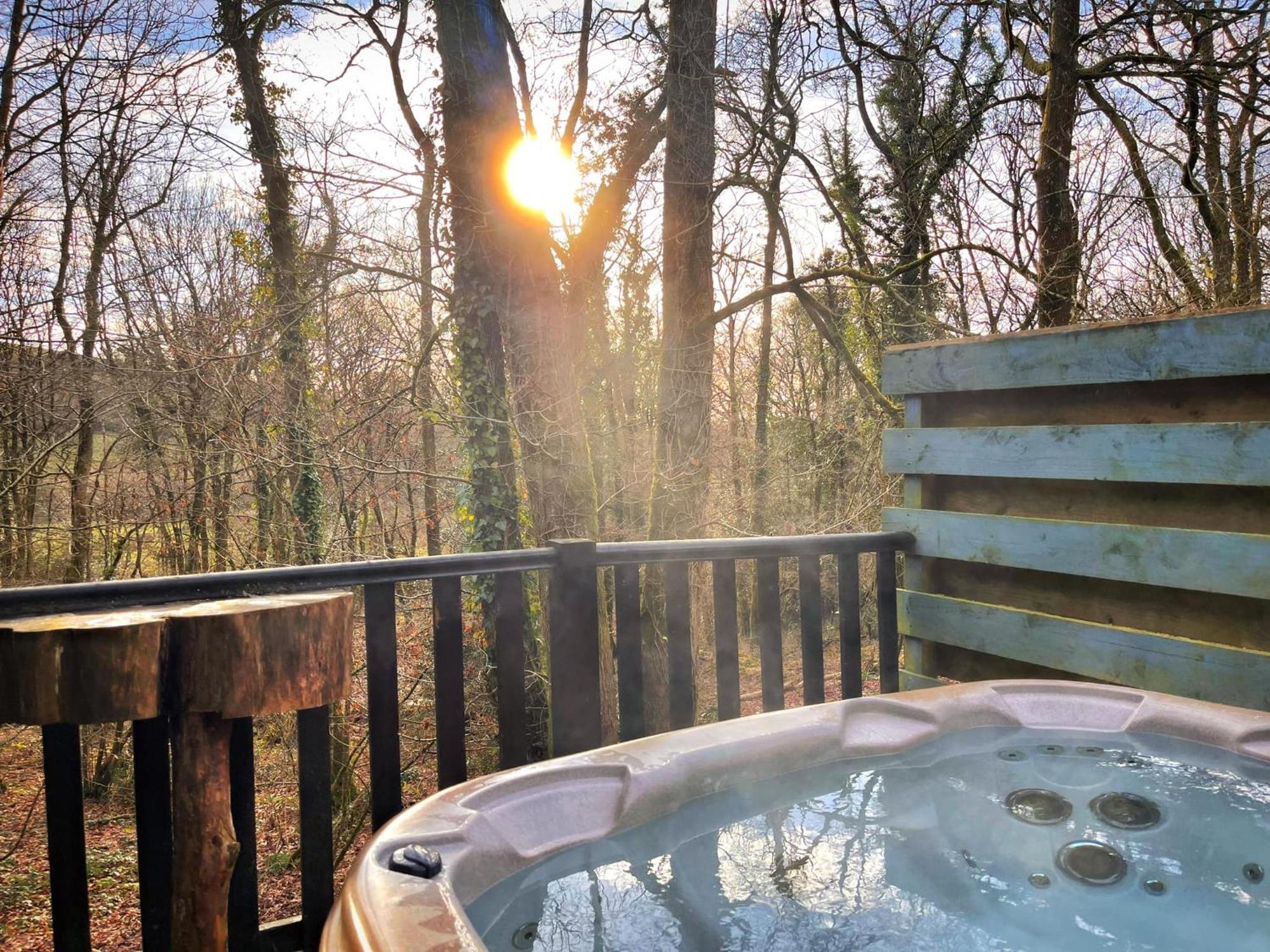 Goldcrest 1-Hot Tub-Woodland Lodges-Carmarthenshire-Tenby 外观 照片